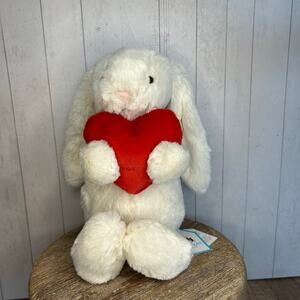 Jellycat Bashful Heart Love Bunny FAST SHIP NEW Jellycat Bunny Bunnies